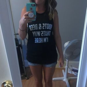 “Boots and Beer” tank